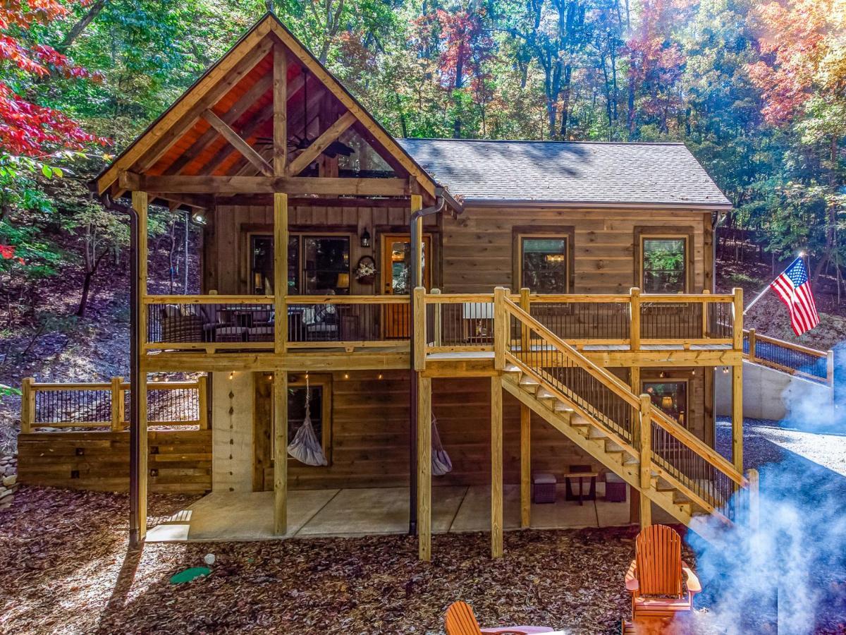 Brand New Build Luxury Mountain Chalet With Hot Tub, Pool, Game Room, Premium Features Ellijay Exterior photo